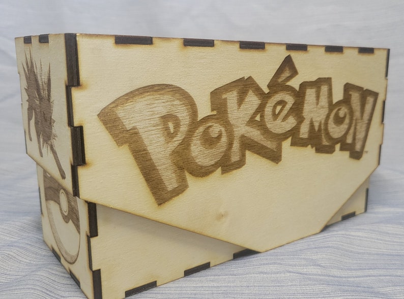 Pokemon Card Box Laser Cut File Pokemon Card Holder SVG Trading Card