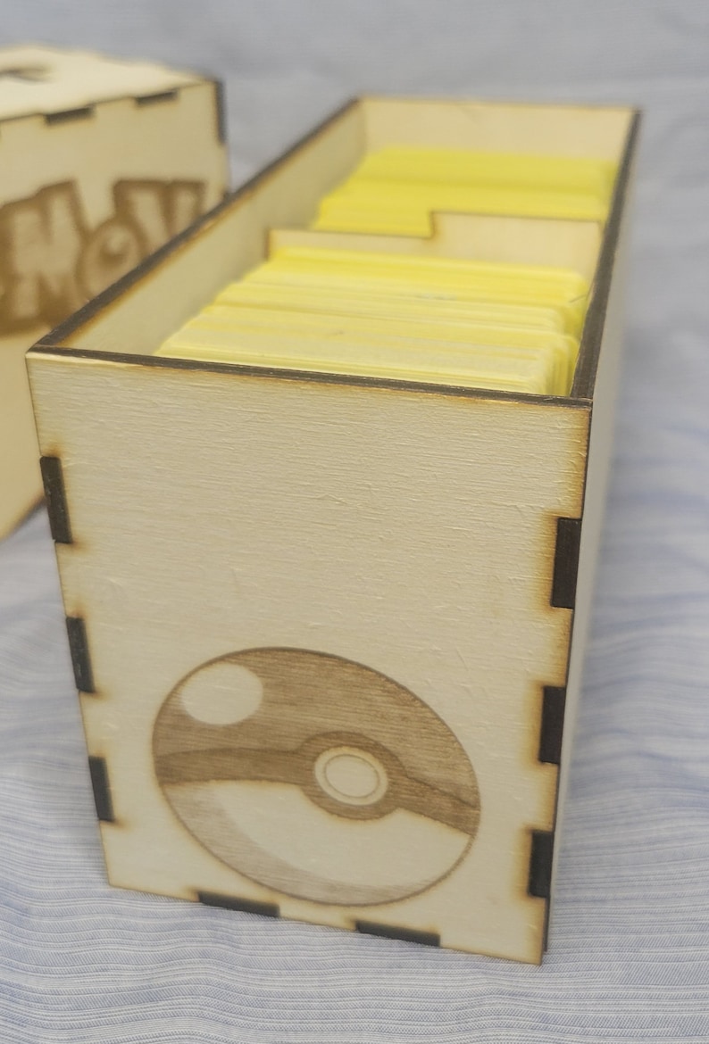 Pokemon Card Box Laser Cut File Pokemon Card Holder SVG Trading Card