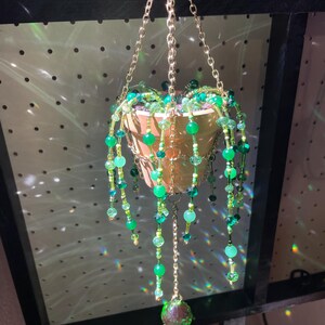 Beaded Plant Suncatcher Etsy