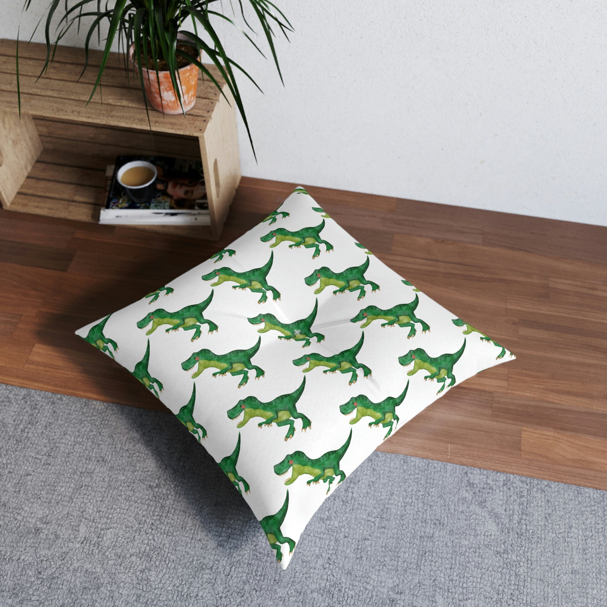 Dinosaur floor clearance pillow
