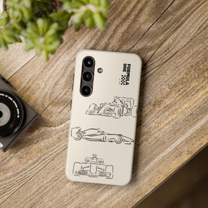 Formula 1 Phone Case: Black & White Racing Car Design - Etsy