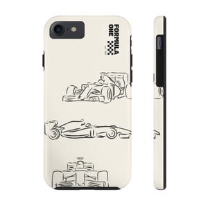 Formula 1 Phone Case: Black & White Racing Car Design - Etsy