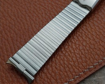 19mm 18mm JB Champion Vintage Watch Band Classic Unused 1960s Stainless Steel