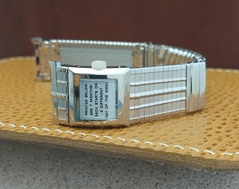 19mm Stainless Steel Perpetual Calendar JB Champion 1960s nos Vintage Watch Band