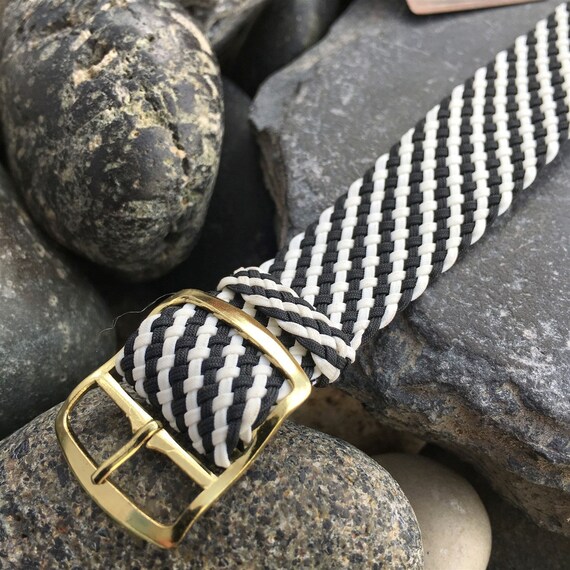 18mm Perlon Mesh 1960s Vintage Divers Military Black … Gem