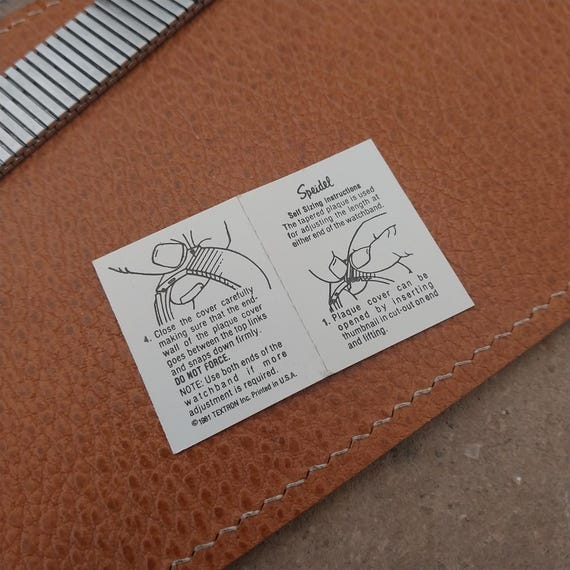 Speidel Thinline 1970s Quick Adjust Stainless Ste… - image 9