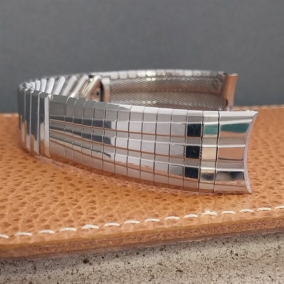 Vintage Watch Band 11 16 17.2mm Stainless Steel Kreisler USA Zodiac Olympos Etsy