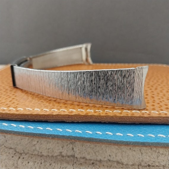 19mm 18mm 1960s Kestenmade Stainless Steel Deployment Unused Vintage Watch Band Etsy