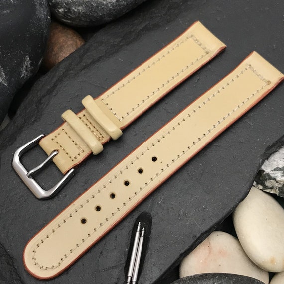1950s 5/8" Calfskin Leather Unused Vintage Watch B