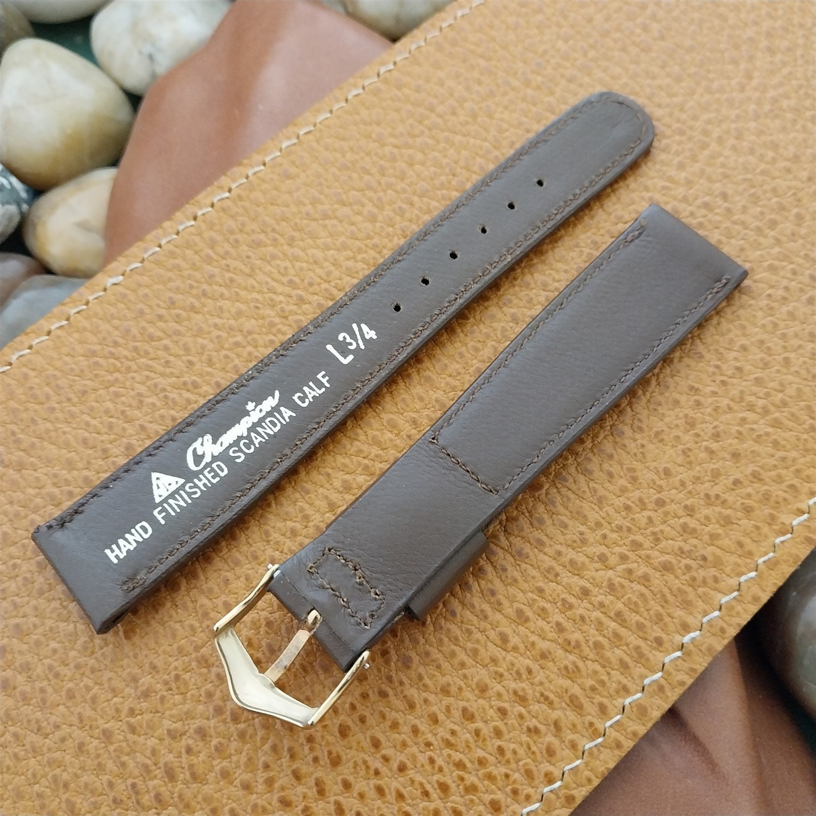 19mm JB Champion Padded Long Scandia Calf Nos 1960s Unused 19mm JB Champion Padded Long Scandia Calf Nos 1960s Unused