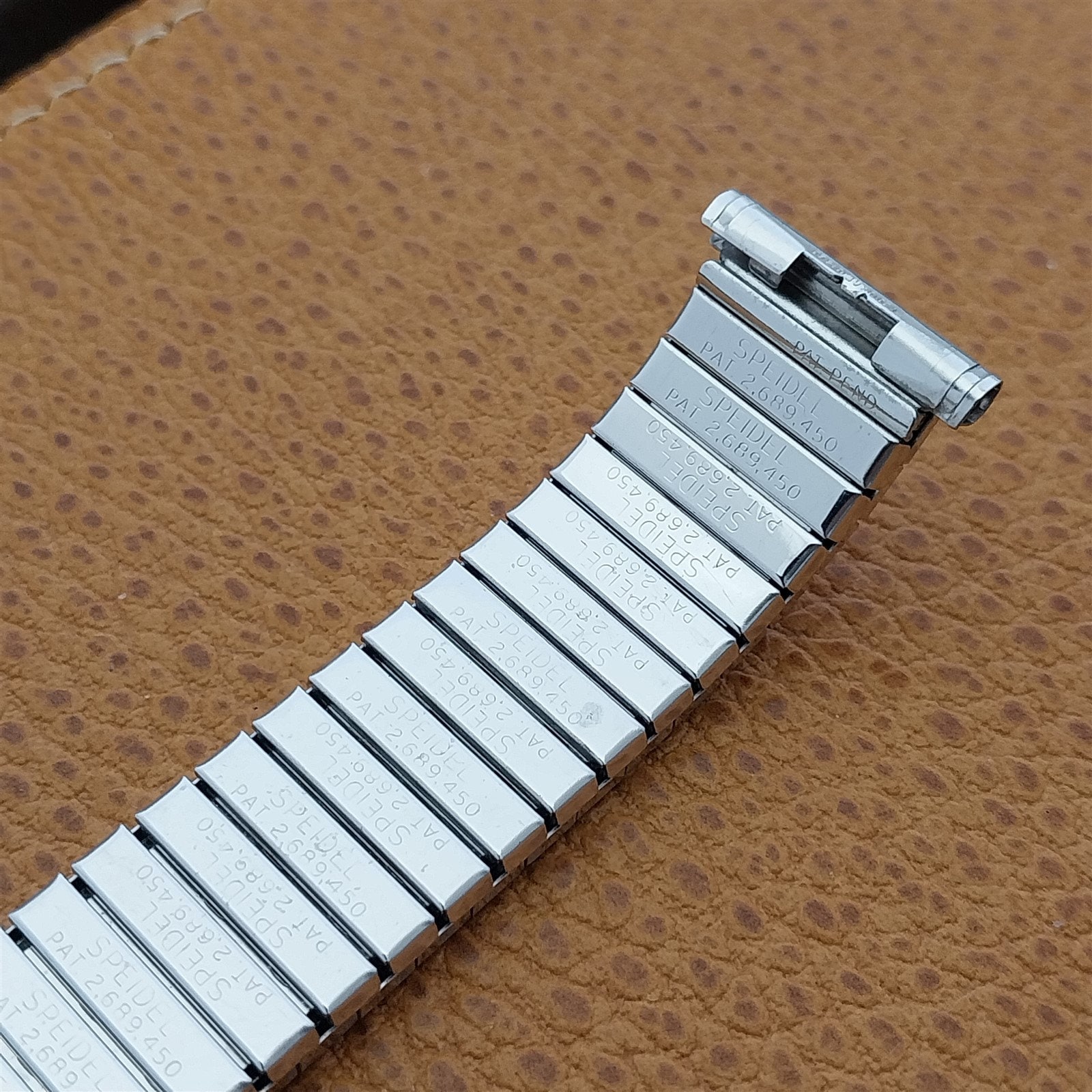 10k White Gold filled Speidel USA Patent Pending 1960 Unused Vintage Watch Band Etsy
