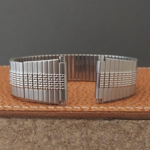 Speidel Thinline 1970s Quick Adjust Stainless Ste… - image 1