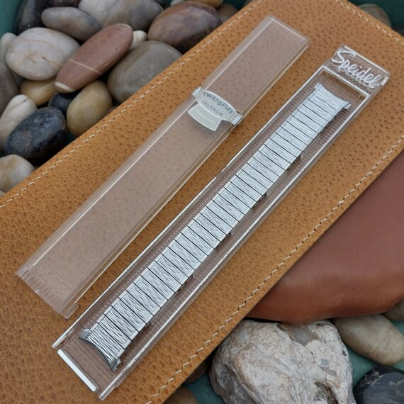 19mm 18mm Stainless Steel Speidel 1971 Valencia Unused Vintage Watch Band Etsy