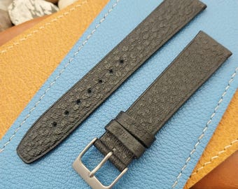 18mm Hirsch Saddle Leather Classic Tapered Unused Vintage Watch Band