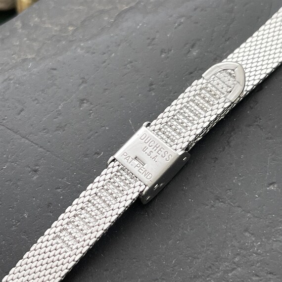 Accutron White Gold-Filled Mesh Ladies Unused 196… - image 7