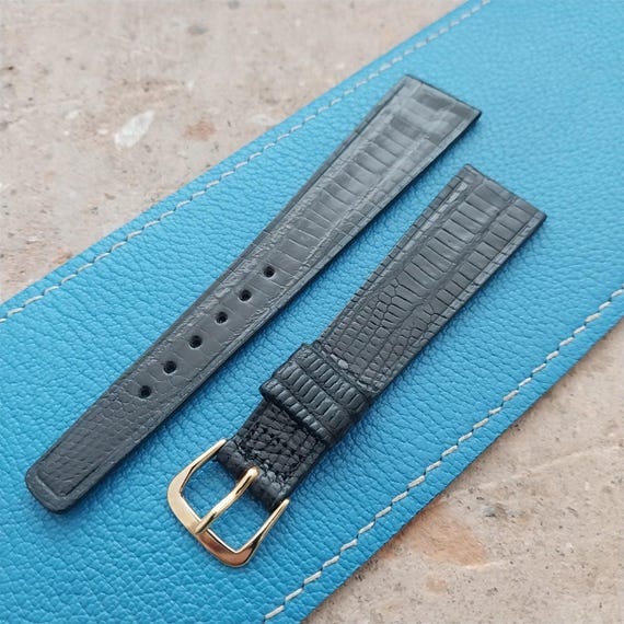 19mm JB Champion Tapered Lizard Unused nos 1960s Vintage Watch Strap