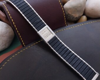 Eternitizzz Vintage (1980's) Louis Vuitton Leather Material Watch Strap for Rolex, IWC - (20mm/16mm)