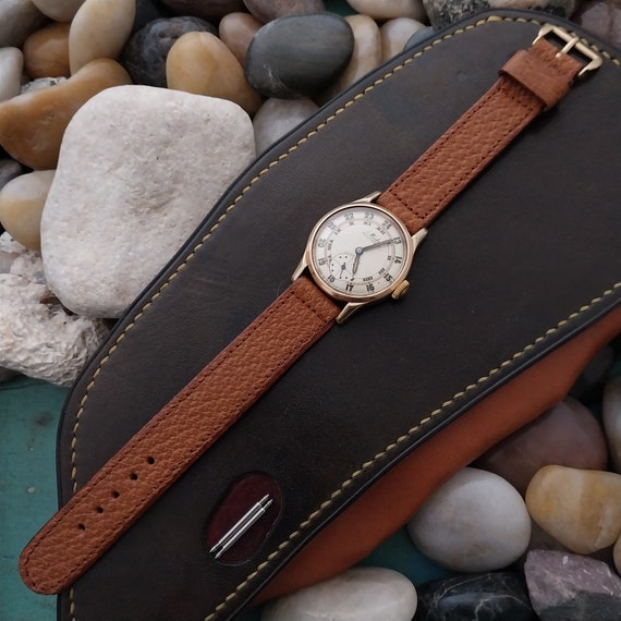 5/8" Pigskin Leather Unused 1950s Vintage Watch B… - image 5