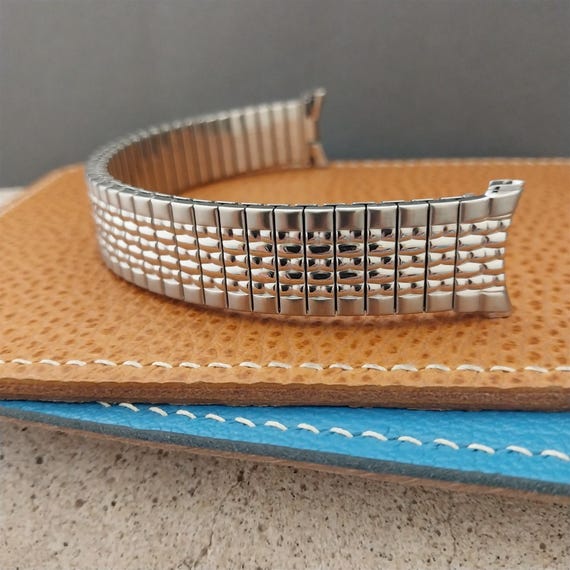 Vintage SPEIDEL U.S.A. 15mm Twist-O-Flex Watchband Expansion Bracelet 10K RGP