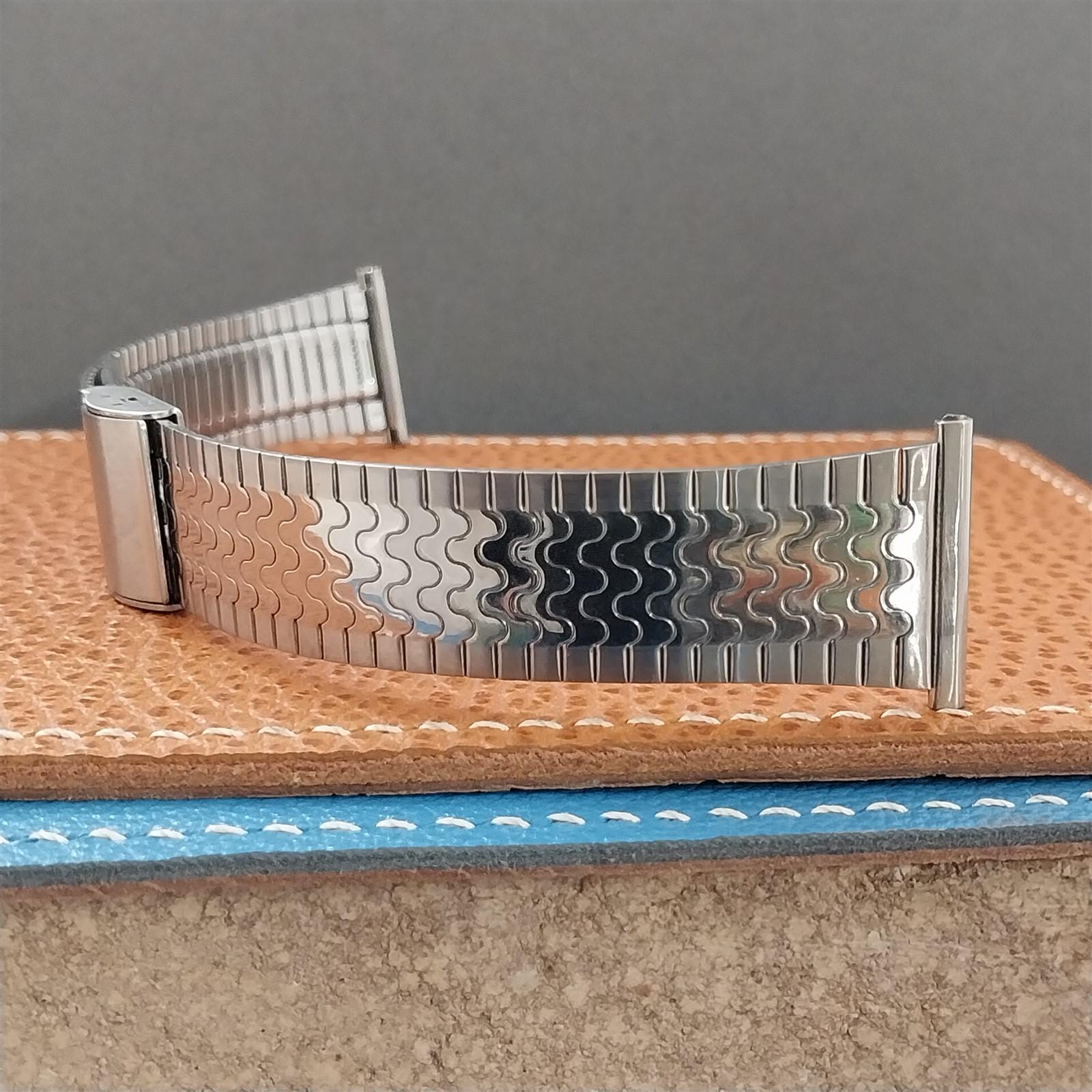 JB Champion USA Stainless 時計ベルト　ヴィンテージ Shop Vintage JB CHAMPION U.S.A. 17mm Watch Bracelet – SECOND