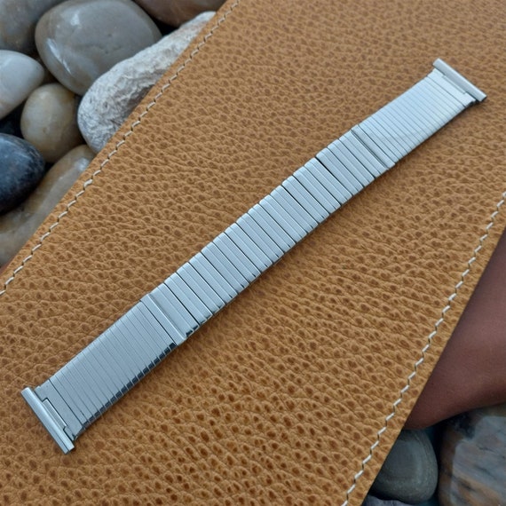 19mm 18mm 16mm Stainless Forstner Tru-Style 1950s Unused nos Vintage Watch Band