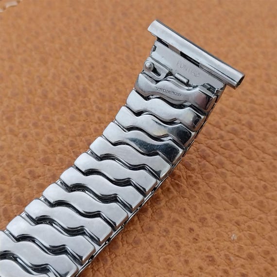 Bracelet Caoutchouc 19mm SUB Equator Vintage Noir Pour Montres Sport - Occasion