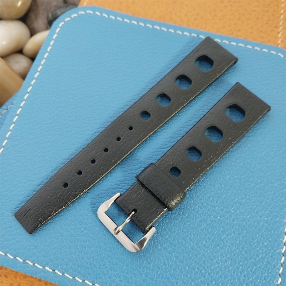 Montre Vintage Tropic Sport Des Années 60-70 - Cadran Bleu Foncé, Bracelet 20mm, Fabrication Suisse, Occasion