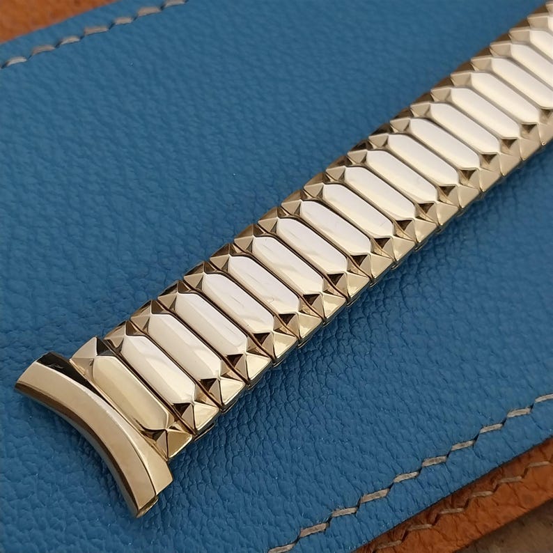 Vintage 1958 19mm 18mm Speidel First Nighter 10k Gold-filled Unused ...