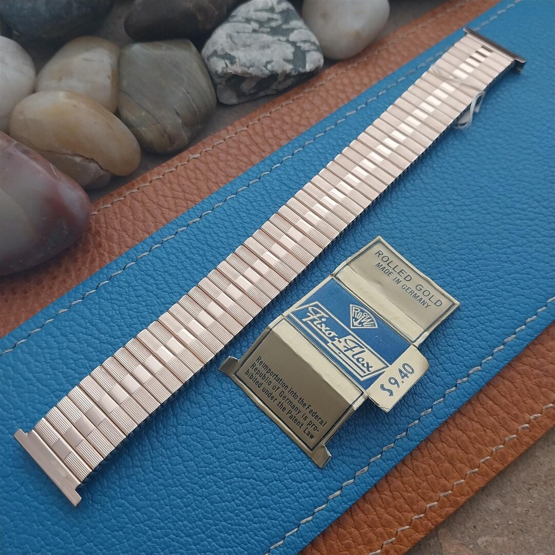 Bracelet De Montre Rowi Vintage En Métal - Modèle Fixo Flex 34 - Occasion Super état