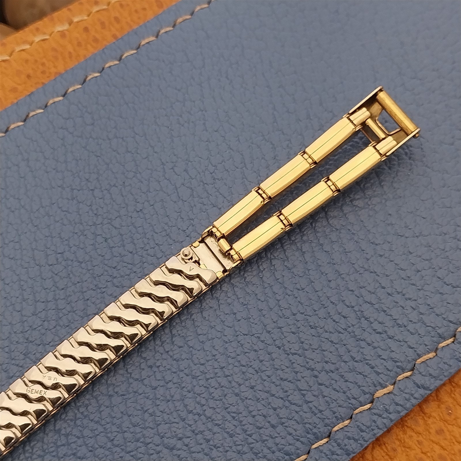 1950s Vintage Cocktail Watch Band Unused Classic 12k Gold