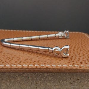 Vintage 1950s White Gold-Fill Ladies Single-Lug Speidel Expansion Watch Band