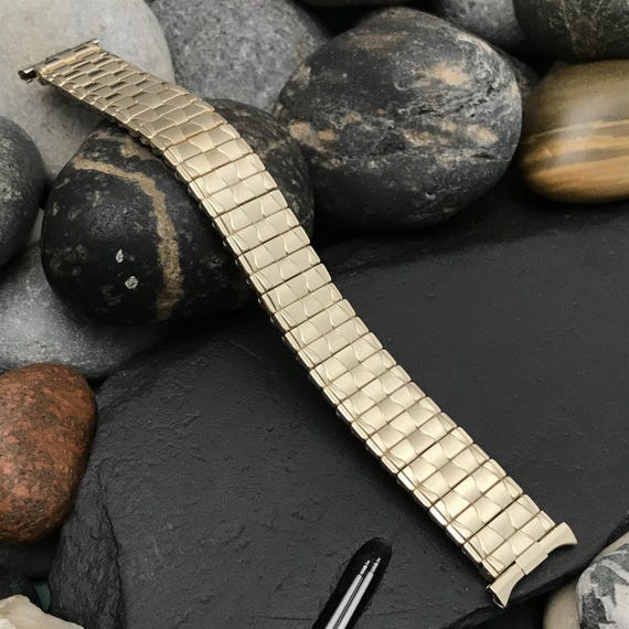 Bracelet De Montre Vintage Baldwin 16 Mm - Occasion - Pour Collectionneurs