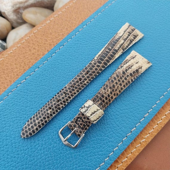 14mm JB Champion Ring Lizard Unused Ladies 1960s Vintage Watch Strap