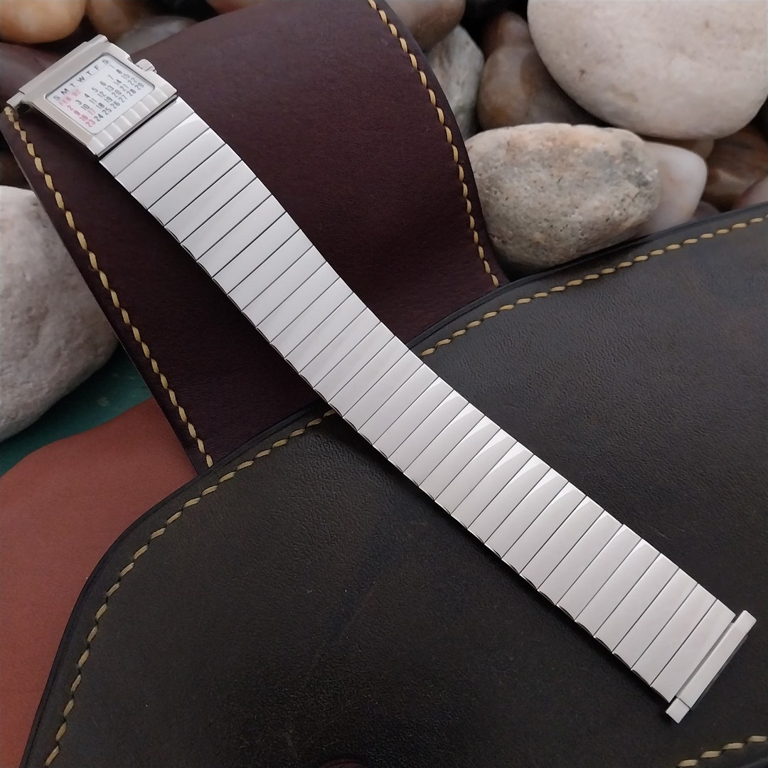 Timeband 18mm 20mm 22mm Speidel Timeband Stainless Steel Calendar Unused 1990s ...