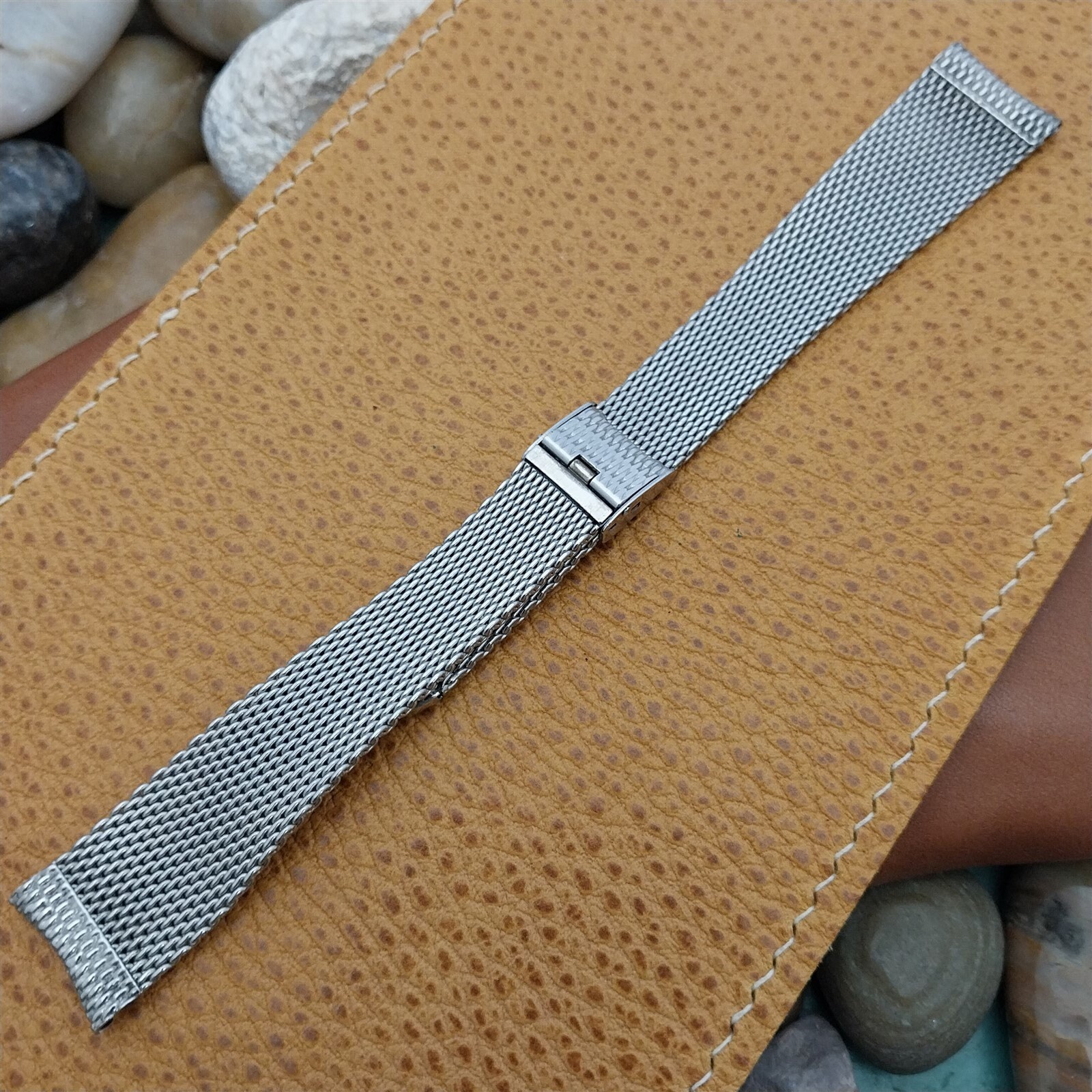 デッドストック LONGINES 3120 ステンレススチール レザーベルト