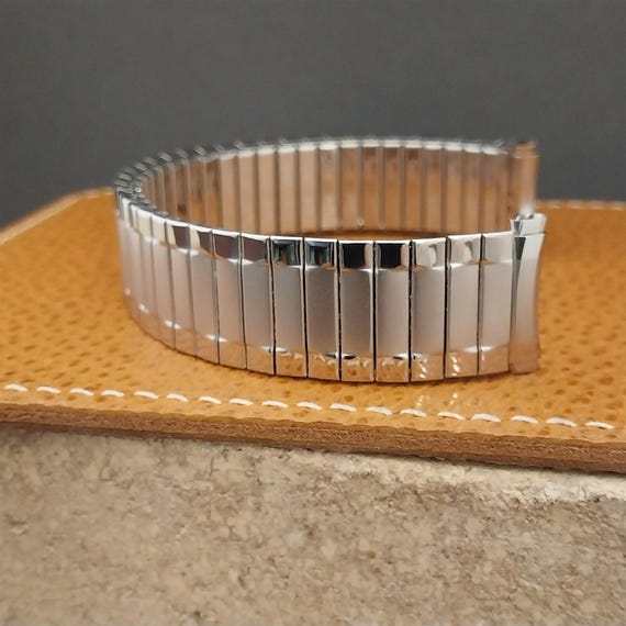 Bracelet De Montre Acier Inoxydable 19mm – Style Vintage – Novaflex – Neuf Sans étiquette