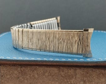 デパート 送料無料 Gold-filled 10k 17mm 18mm 19mm Baldwin 1960s Nos Woodgrain ラッピング・包装