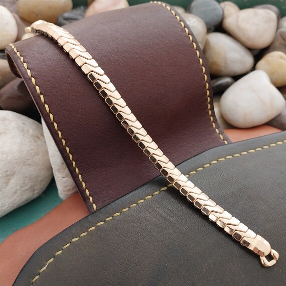 Vintage JB Champion 1/20 12kt Gold Filled Two Chain Watch Band Vintage JB Champion 1/20 12kt Gold Filled Two Chain Watch  main image 4
