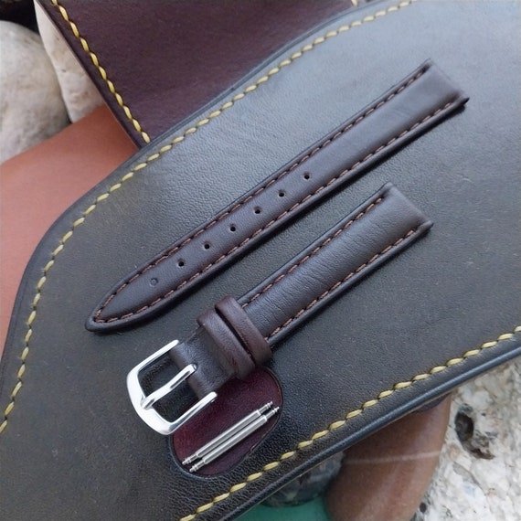 14mm Hadley Roma Brown Leather Ladies Unused Watch