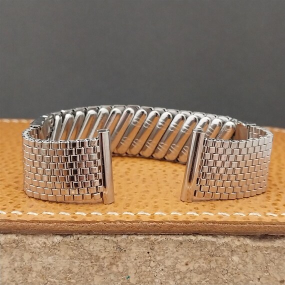 19mm 18mm Royal Mesh JB Champion 18-8 Stainless Steel 1950s Vintage Watch Band