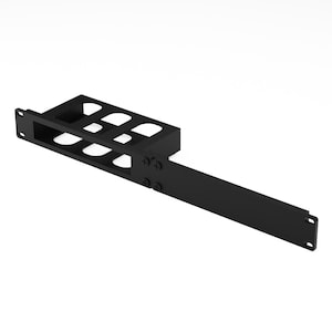 Rack Mount for TP-Link TL-SF1008P v4, Network Switch Mount, Modular Design - 3D Printed
