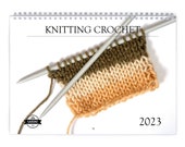 Knitting Crochet 2023 Wall Calendar 