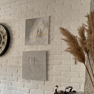 Birds painting wall decor