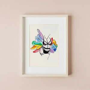 Body Positiver Art Print / Queer / Plus Size Woman / Self Love / Empowering Print / Burlesque / Kurven / LGBTQ + / Schlafzimmer Kunst