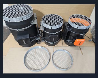 Rejilla para ventilador de conducto de 8 pulgadas para AC Infinity S8 Pro y S10 Pro, protector de ventilador, kit silenciador antimineros, rejilla para ventilador, rejilla para ventilador de conducto de 8 pulgadas con diseño de panal