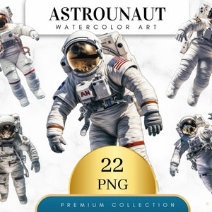 Zestaw 22, Clipart astronauty, Clipart kosmosu, Pobierz cyfrowo, Sztuka ścienna, Sublimacja PNG, Zestaw astronautów, Astronauta PNG, Clipart do scrapbookingu
