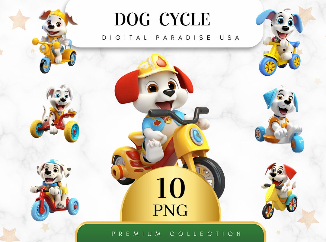 set-of-10-dog-cycle-clipart-dog-clipart-dog-png-bike-clipart