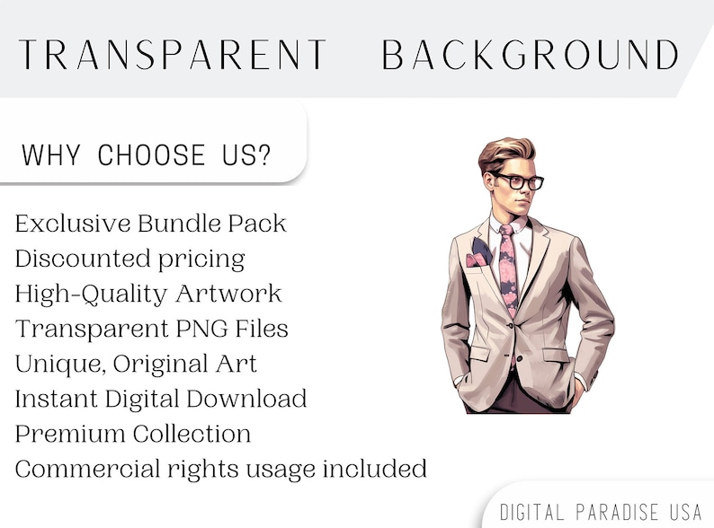 Set di 25, Clipart di uomini in giacca e cravatta ad acquerello, Clipart di uomini belli, Moda uomo PNG, Moda uomo PNG, Uomo PNG, Sublimazione PNG, Digitale PNG immagine 4