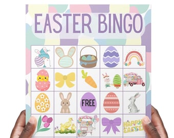 Easter Bingo Printable -- 20