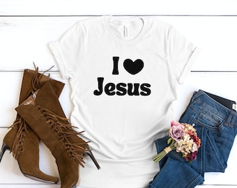 I Heart Jesus SVG PNG Digital Design
